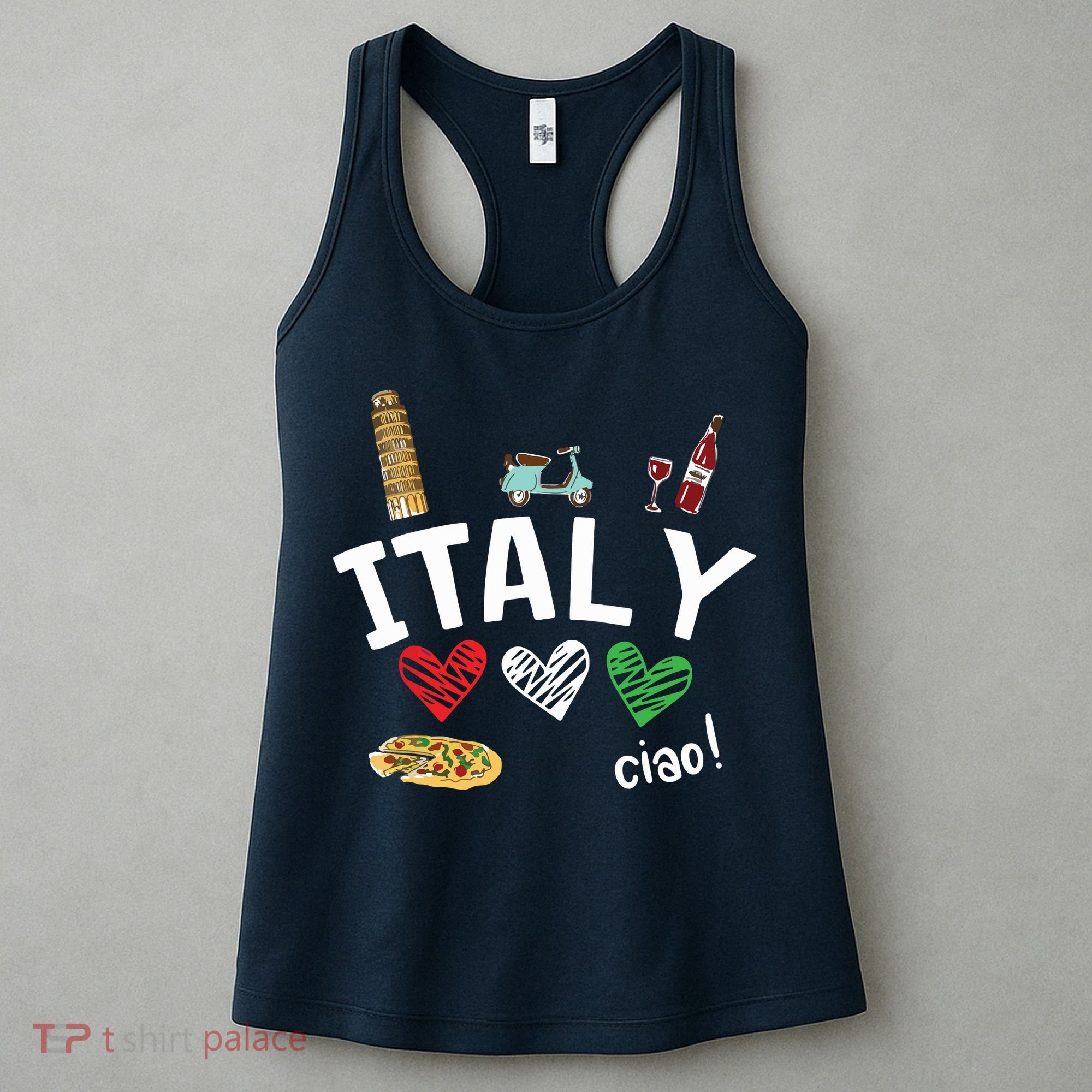 Love Italy And Everything Italian Culture Gift Women's Tank Top
