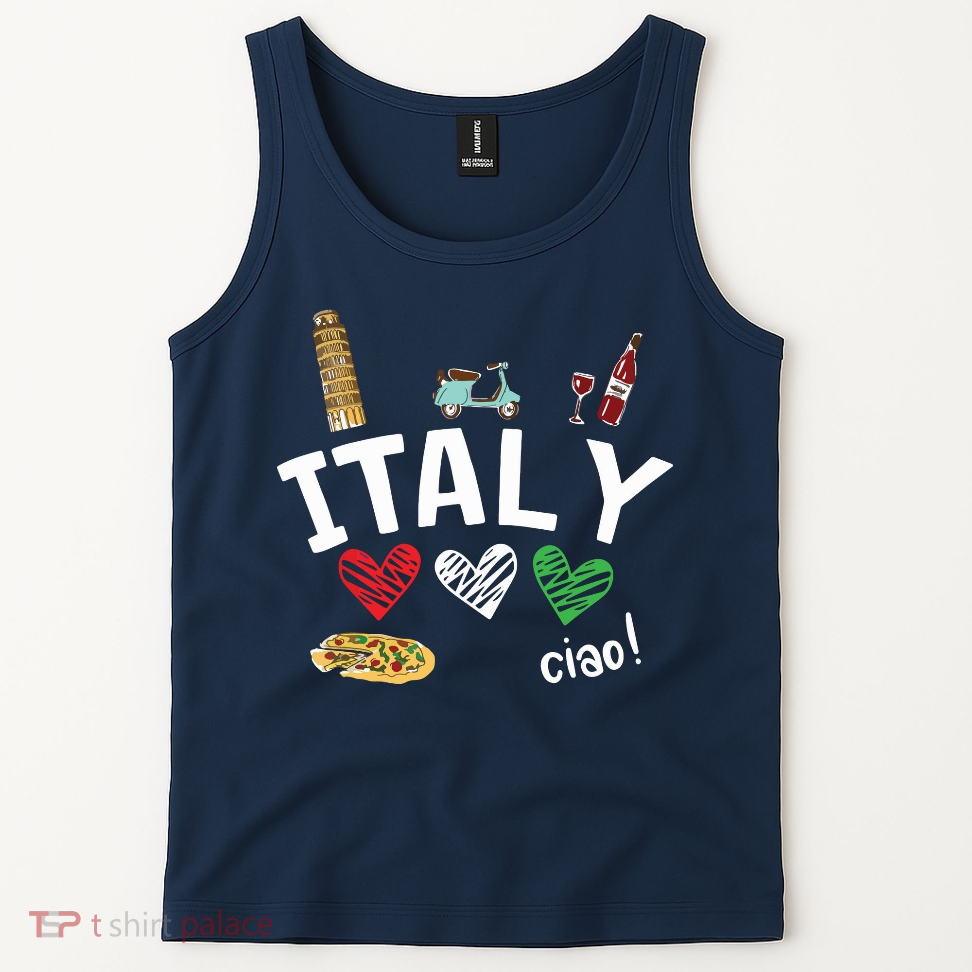 Love Italy And Everything Italian Culture Gift Tank Top
