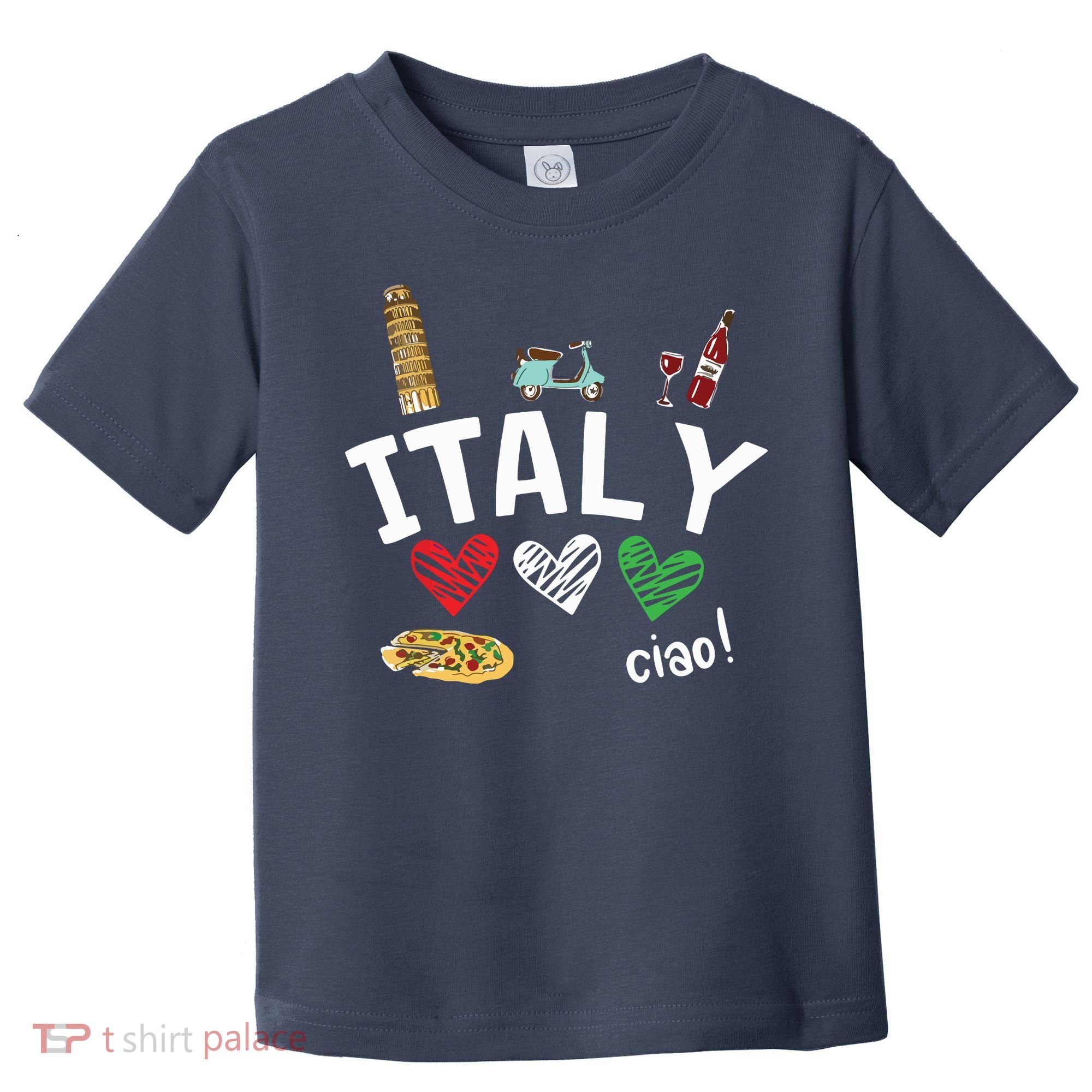 Love Italy And Everything Italian Culture Gift Toddler T-Shirt