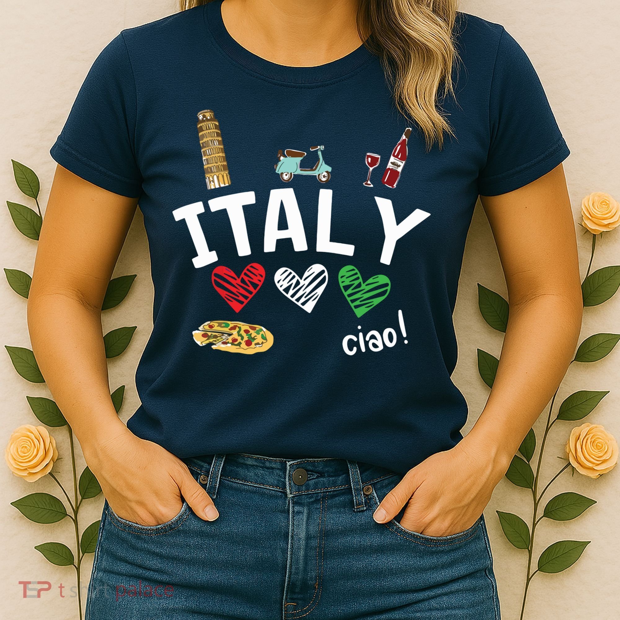 Love Italy And Everything Italian Culture Gift Women's T-Shirt