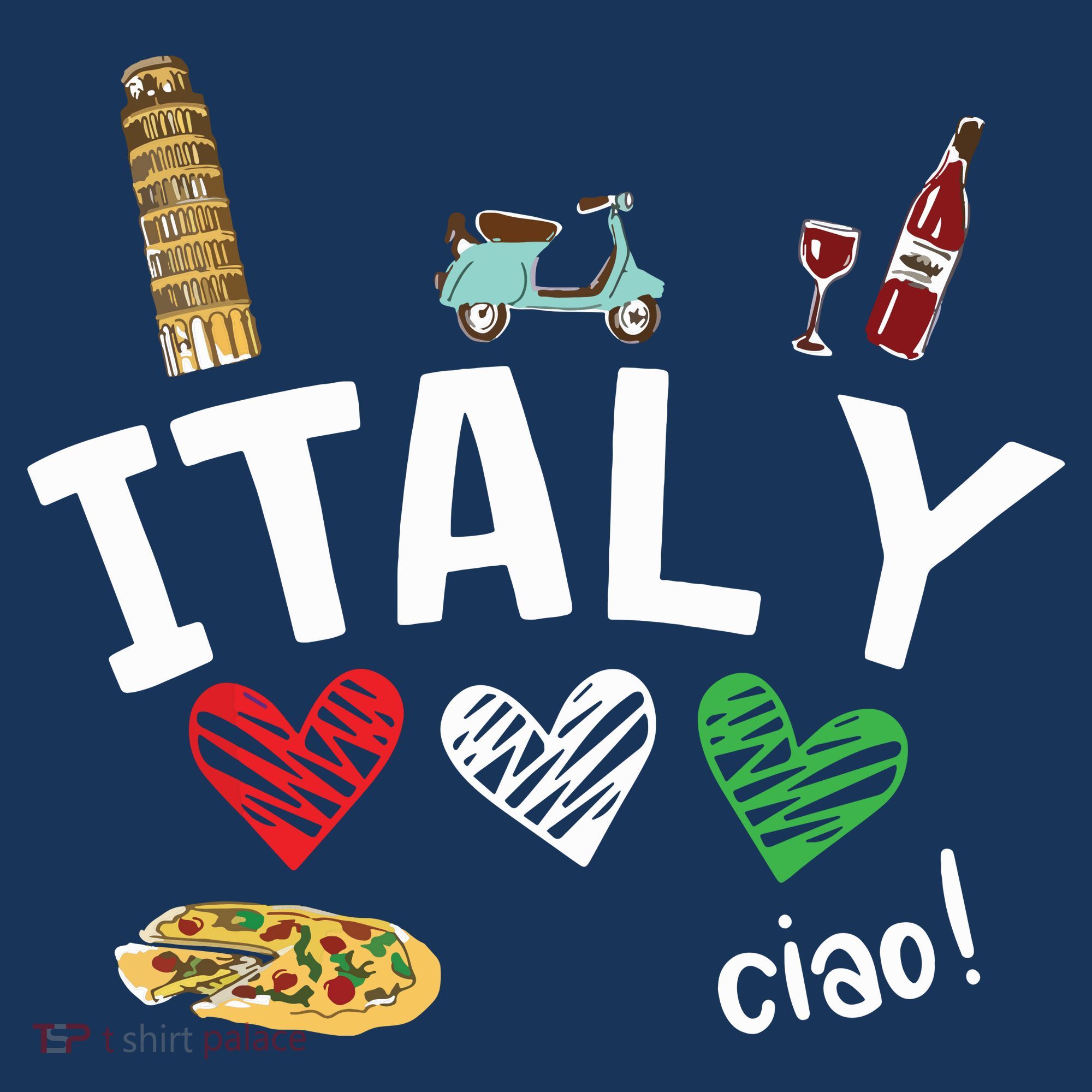 Love Italy And Everything Italian Culture Gift Women's T-Shirt