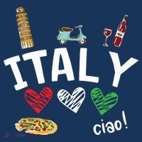 Love Italy And Everything Italian Culture Gift Kids Long Sleeve Shirt thumb 2