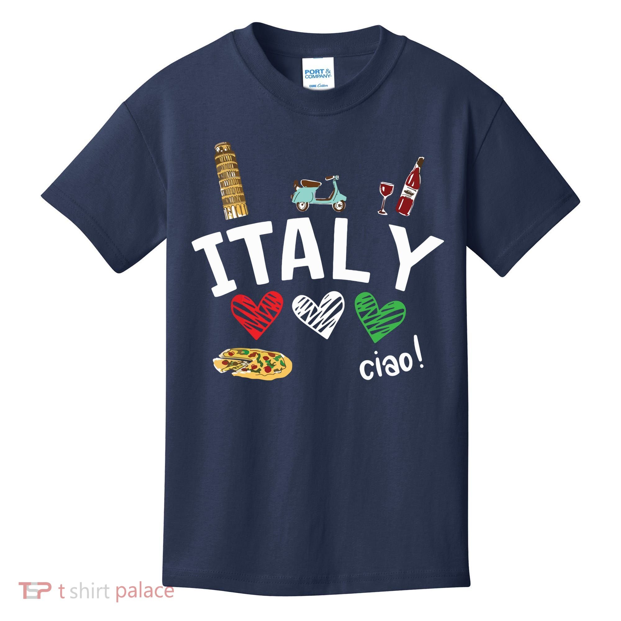 Love Italy And Everything Italian Culture Gift Kids T-Shirt