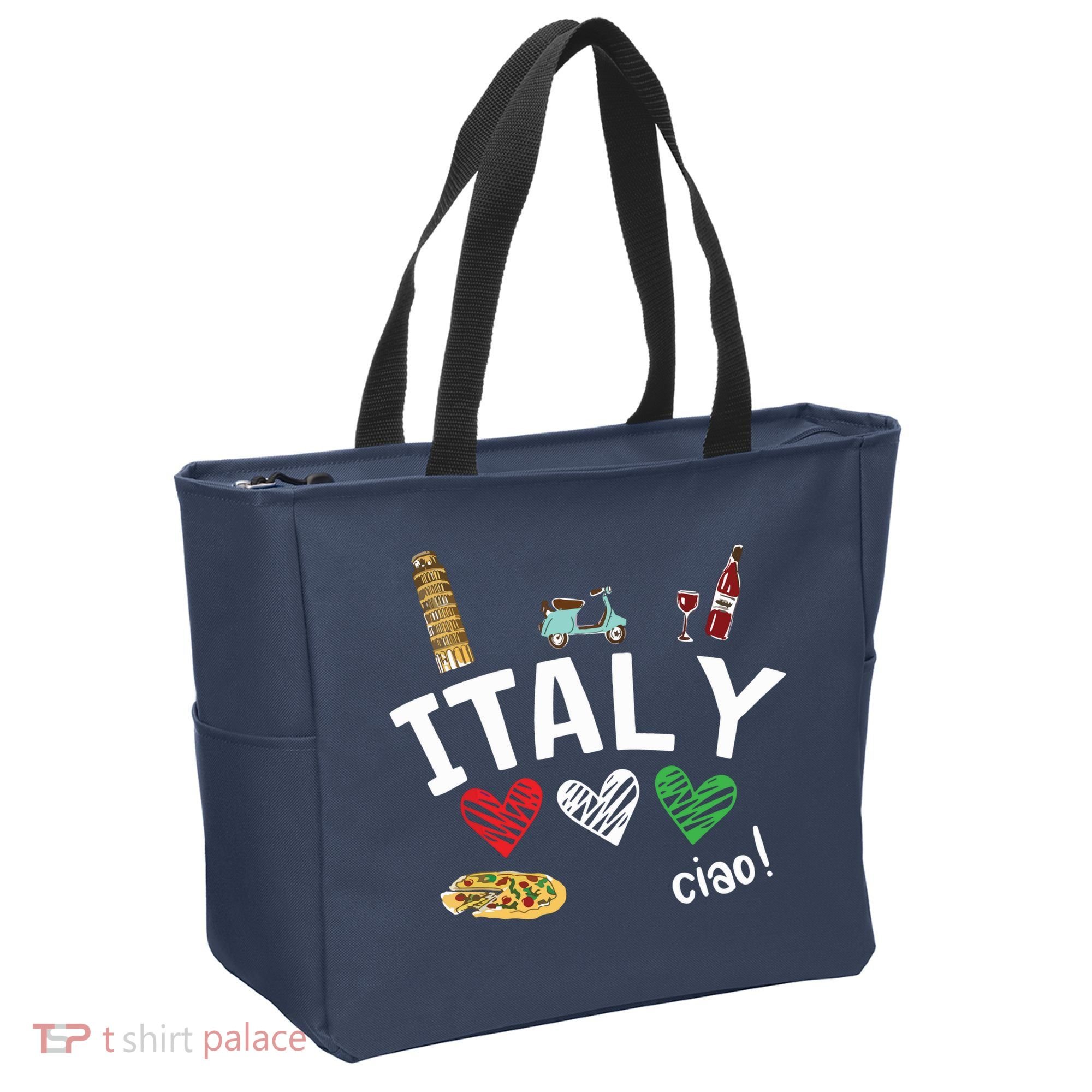 Love Italy And Everything Italian Culture Gift Tote Bag