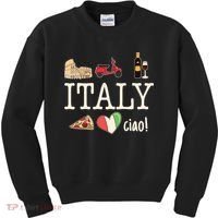 Love Italy And Everything Italian Culture Kids Sweatshirt thumb 0
