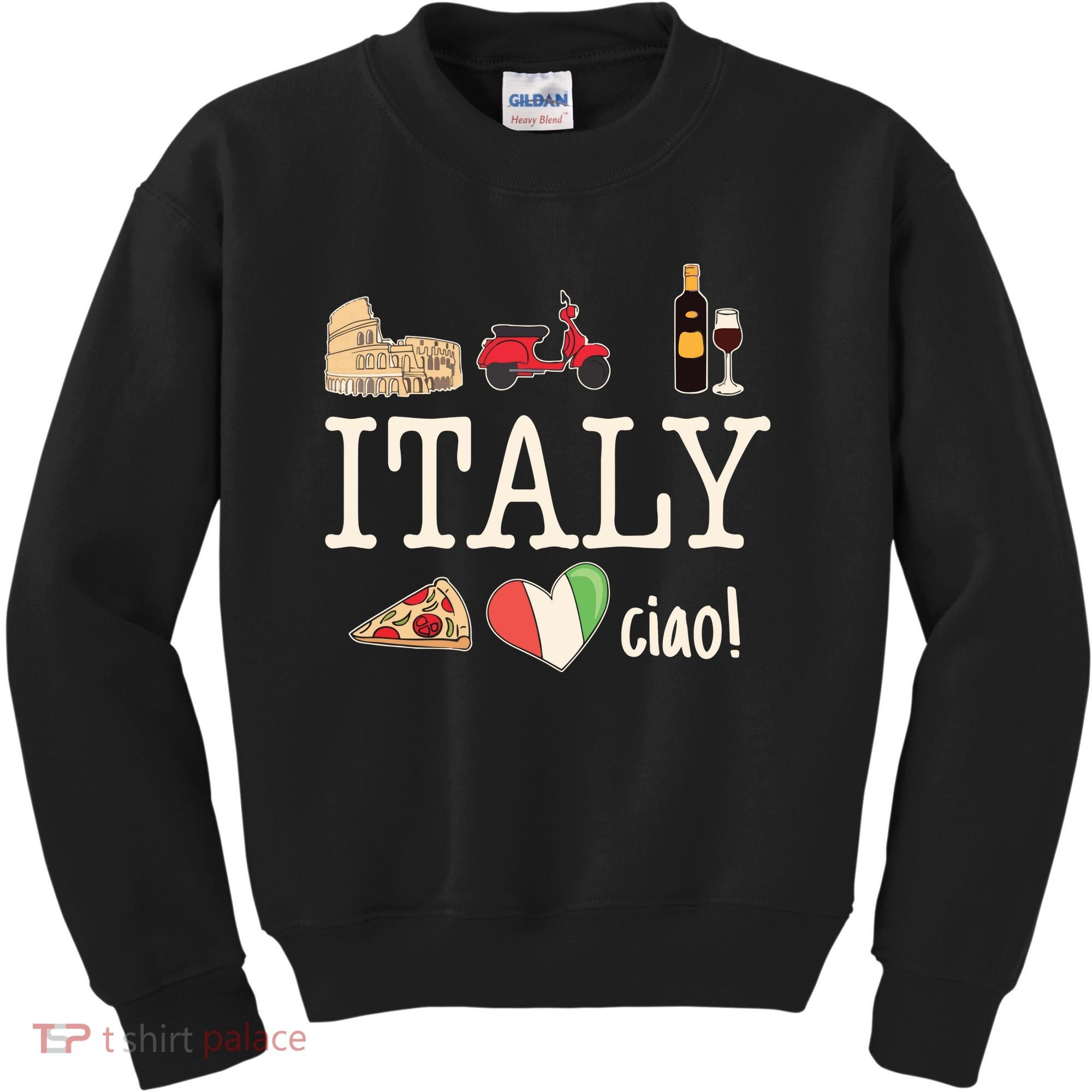 Love Italy And Everything Italian Culture Kids Sweatshirt