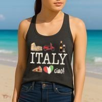 Love Italy And Everything Italian Culture Women's Tank Top thumb 2