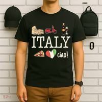 Love Italy And Everything Italian Culture T-Shirt thumb 6
