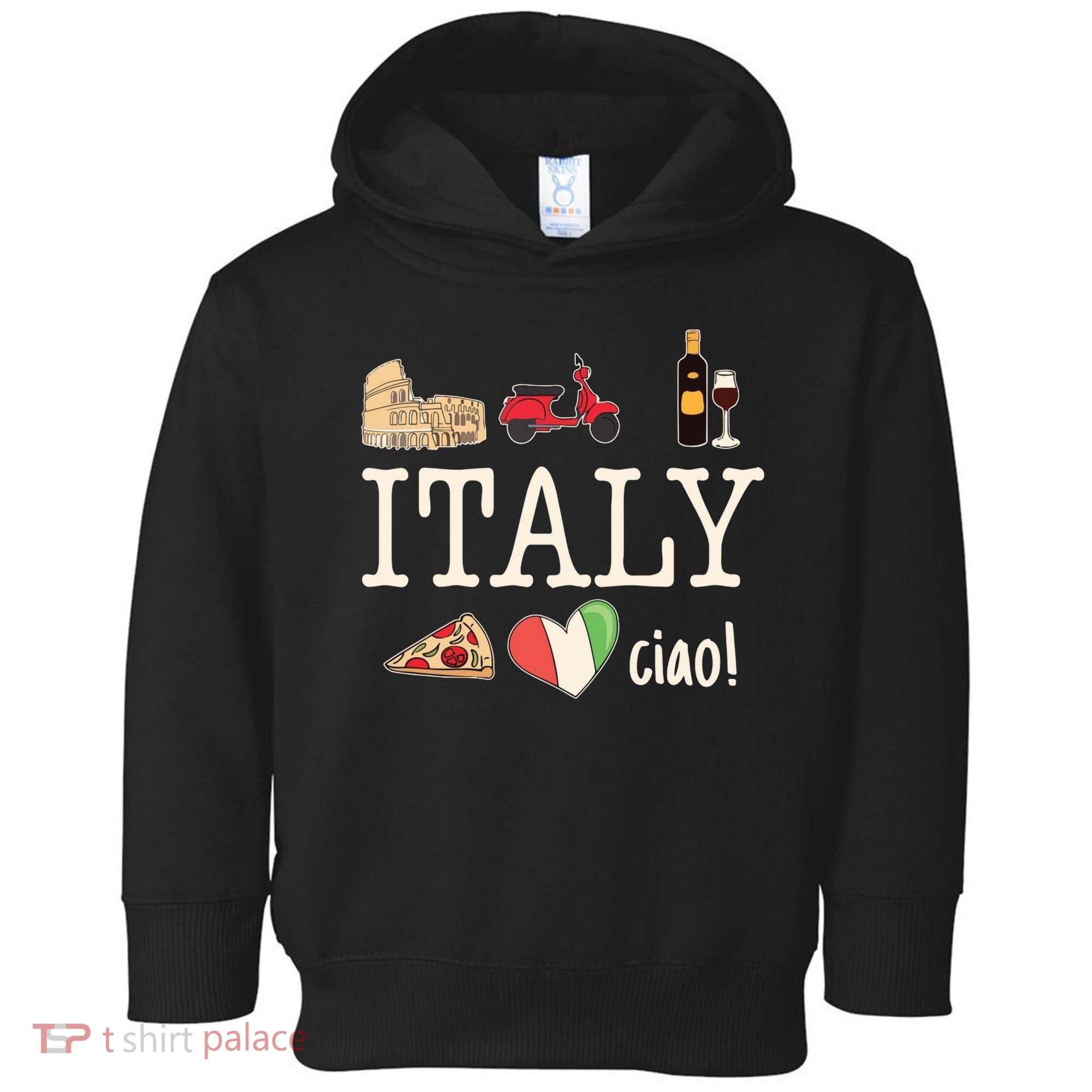 Love Italy And Everything Italian Culture Toddler Hoodie
