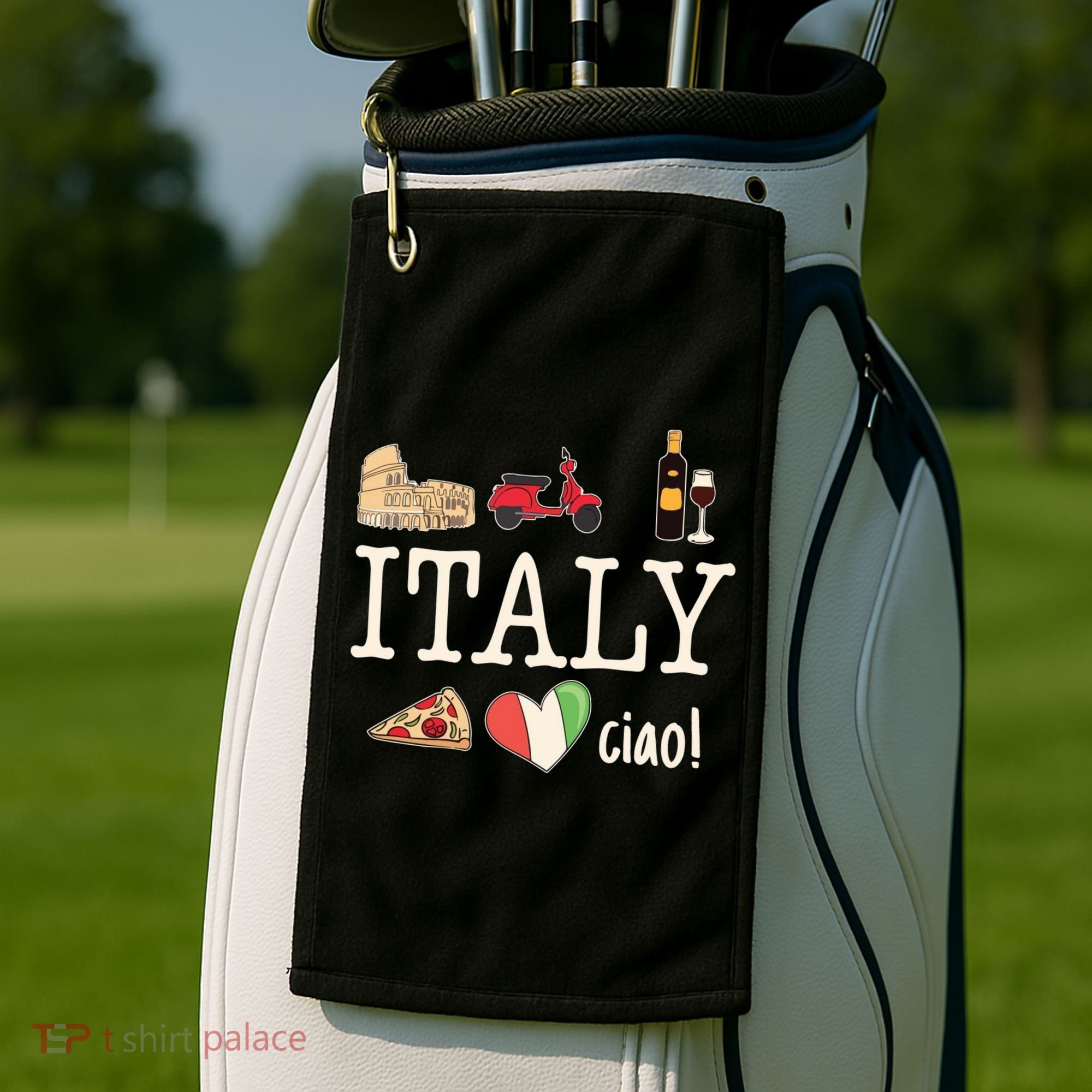 Love Italy And Everything Italian Culture Golf Towel