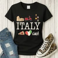 Love Italy And Everything Italian Culture Women's T-Shirt thumb 3