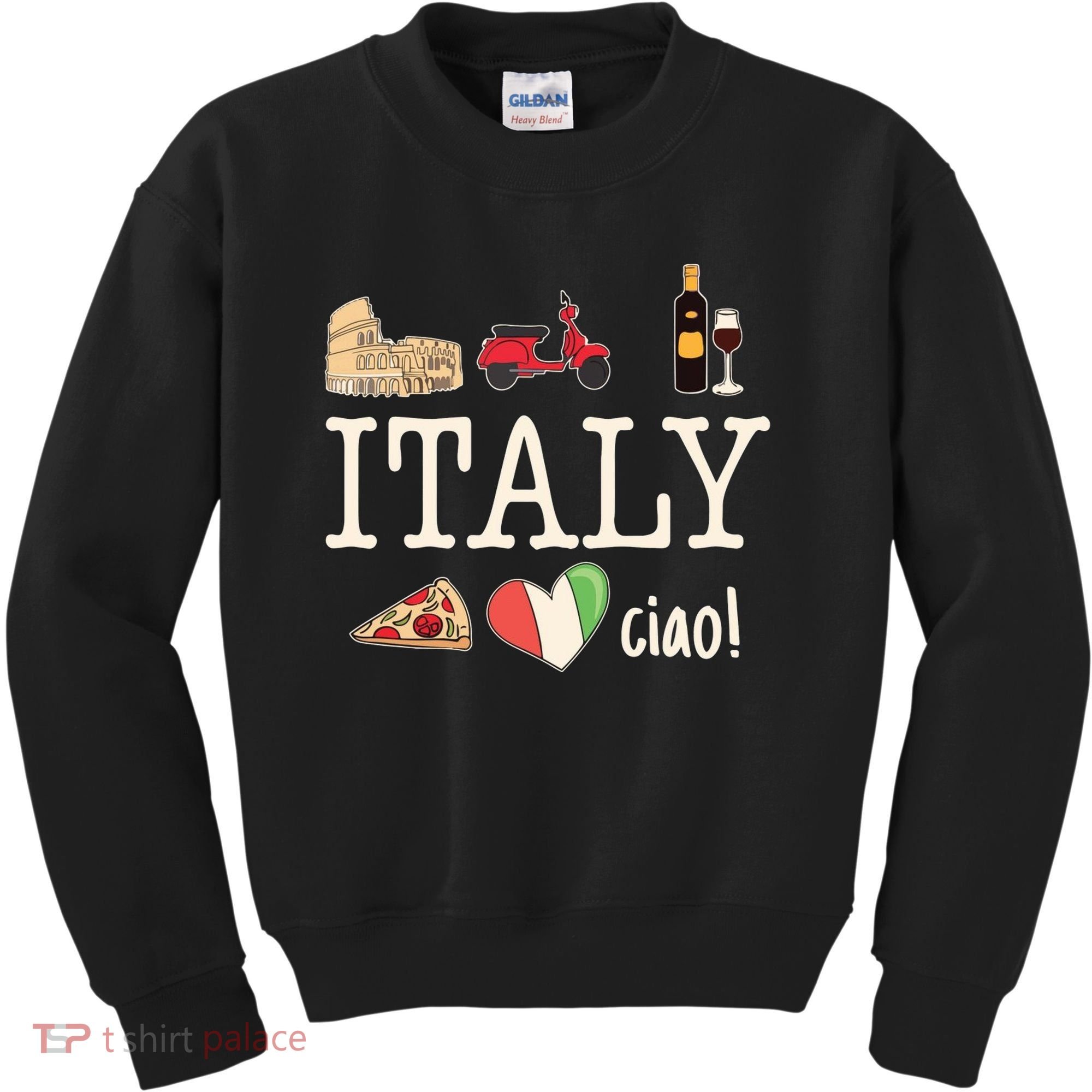 Love Italy And Everything Italian Culture Kids Sweatshirt