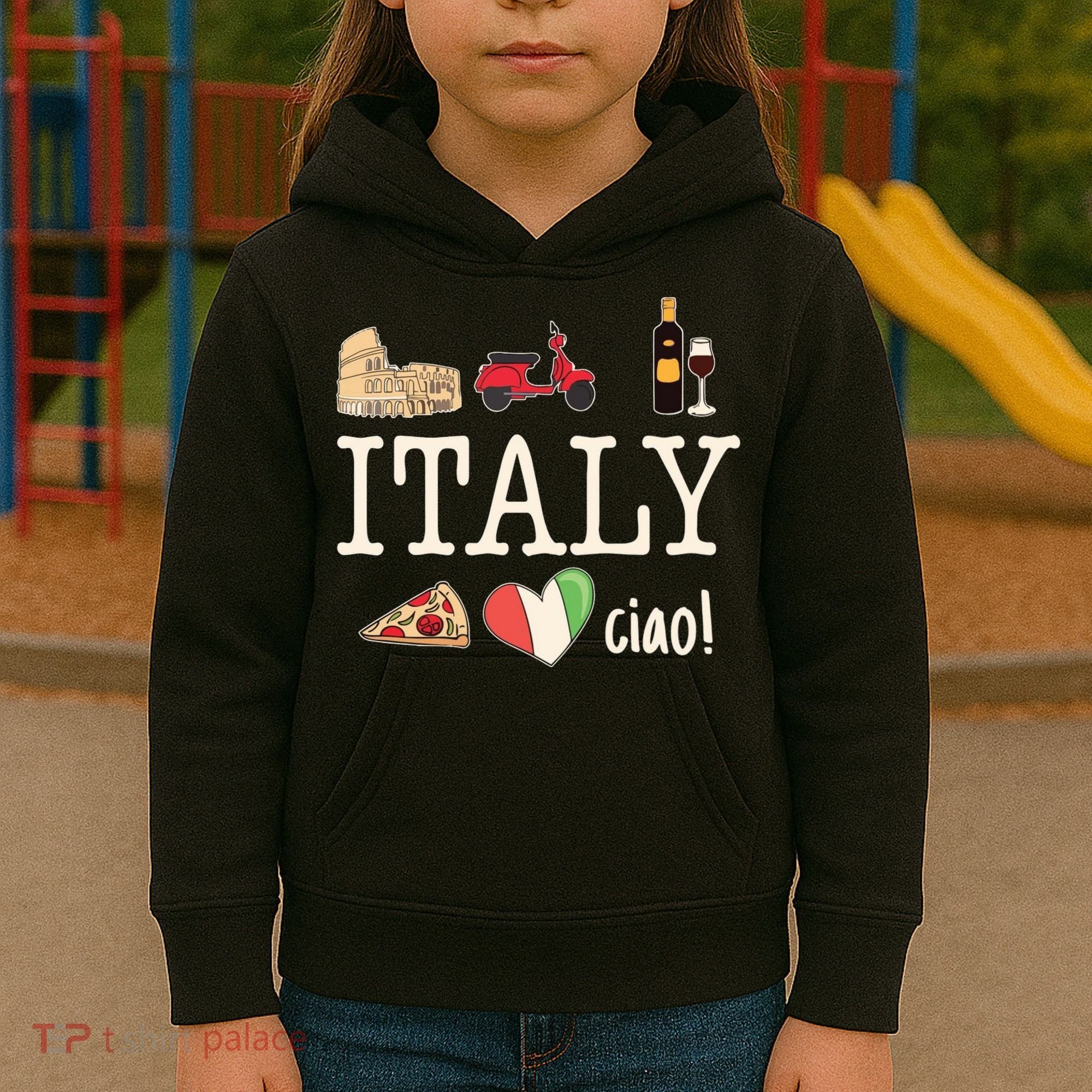 Love Italy And Everything Italian Culture Kids Hoodie