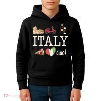 Love Italy And Everything Italian Culture Kids Hoodie thumb 4
