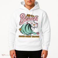 Life Is A Beach Make Some Waves Hoodie thumb 2