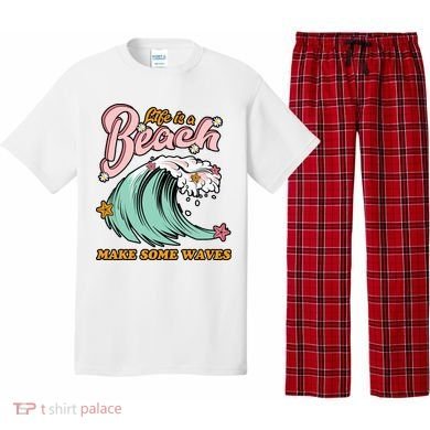 Life Is A Beach Make Some Waves Pajama Set