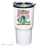 Life Is A Beach Make Some Waves Tumbler thumb 0