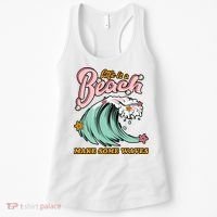 Life Is A Beach Make Some Waves Women's Tank Top thumb 0