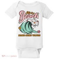 Life Is A Beach Make Some Waves Baby Bodysuit thumb 0