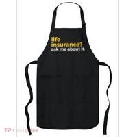 Life Insurance Ask Me About It Novelty Apron thumb 0