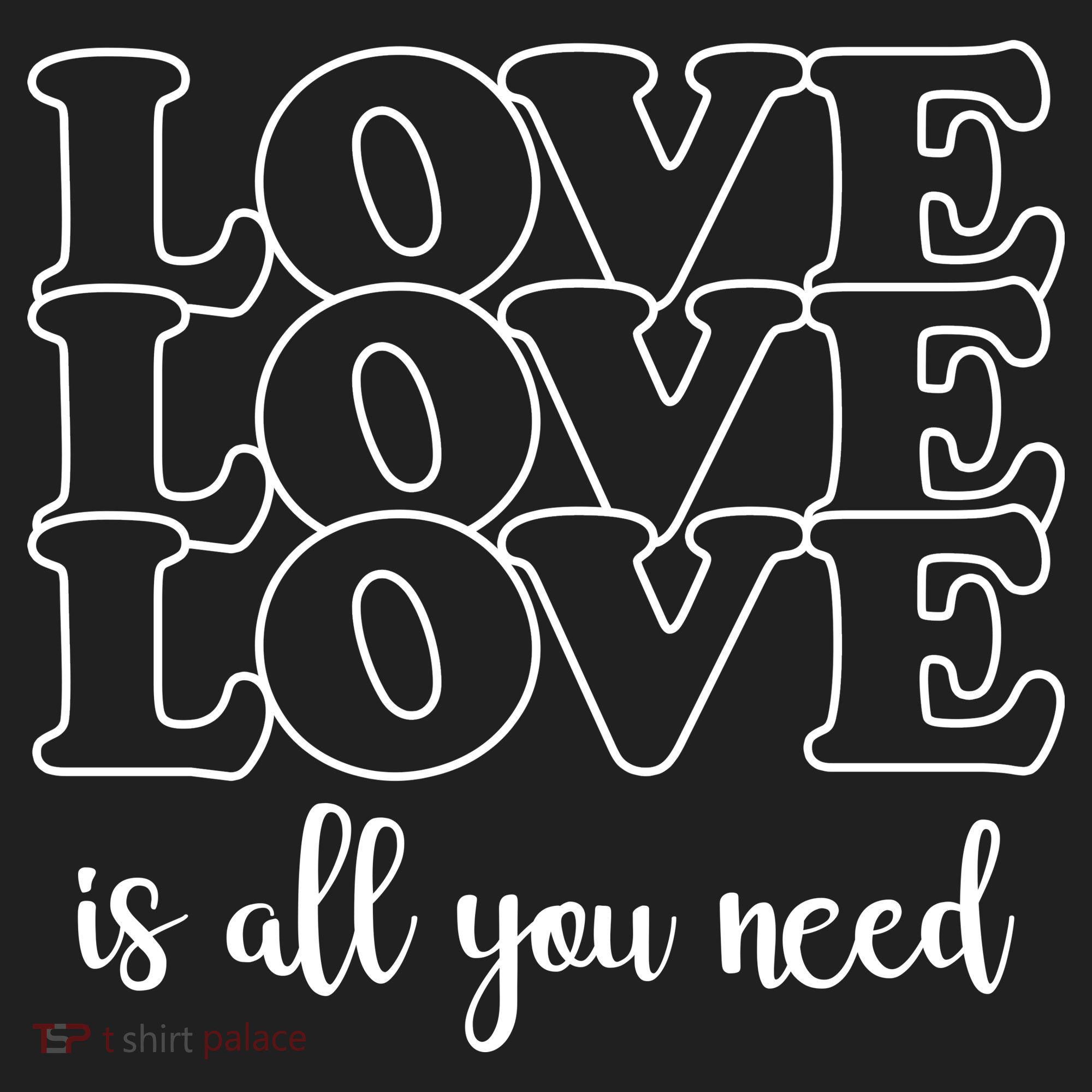 Love Is All You Need Golf Towel