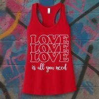 Love Is All You Need Women's Tank Top thumb 3