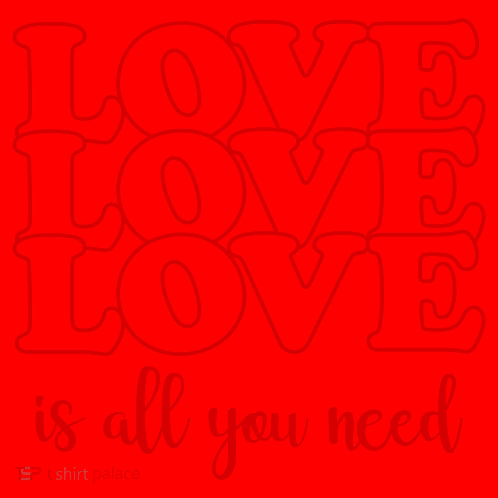 Love Is All You Need Santa Hat