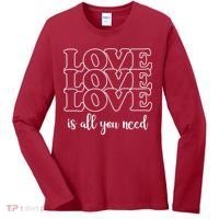 Love Is All You Need Women's Long Sleeve Shirt thumb 0