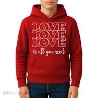 Love Is All You Need Kids Hoodie thumb 4