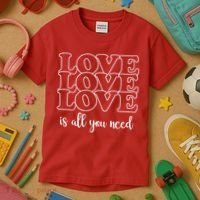 Love Is All You Need Kids T-Shirt thumb 3