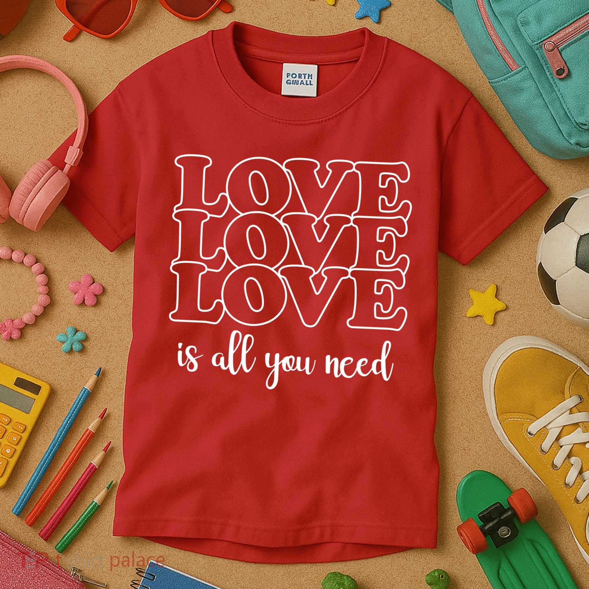 Love Is All You Need Kids T-Shirt