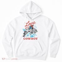 Love Is A Cowboy Funny Cowboy Hoodie thumb 0