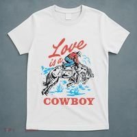 Love Is A Cowboy Funny Cowboy T-Shirt thumb 5