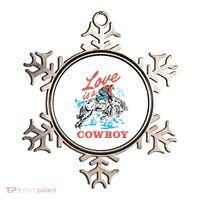 Love Is A Cowboy Funny Cowboy Ornament thumb 0