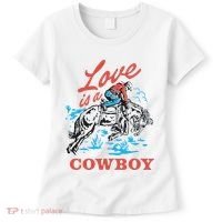 Love Is A Cowboy Funny Cowboy Women's T-Shirt thumb 0