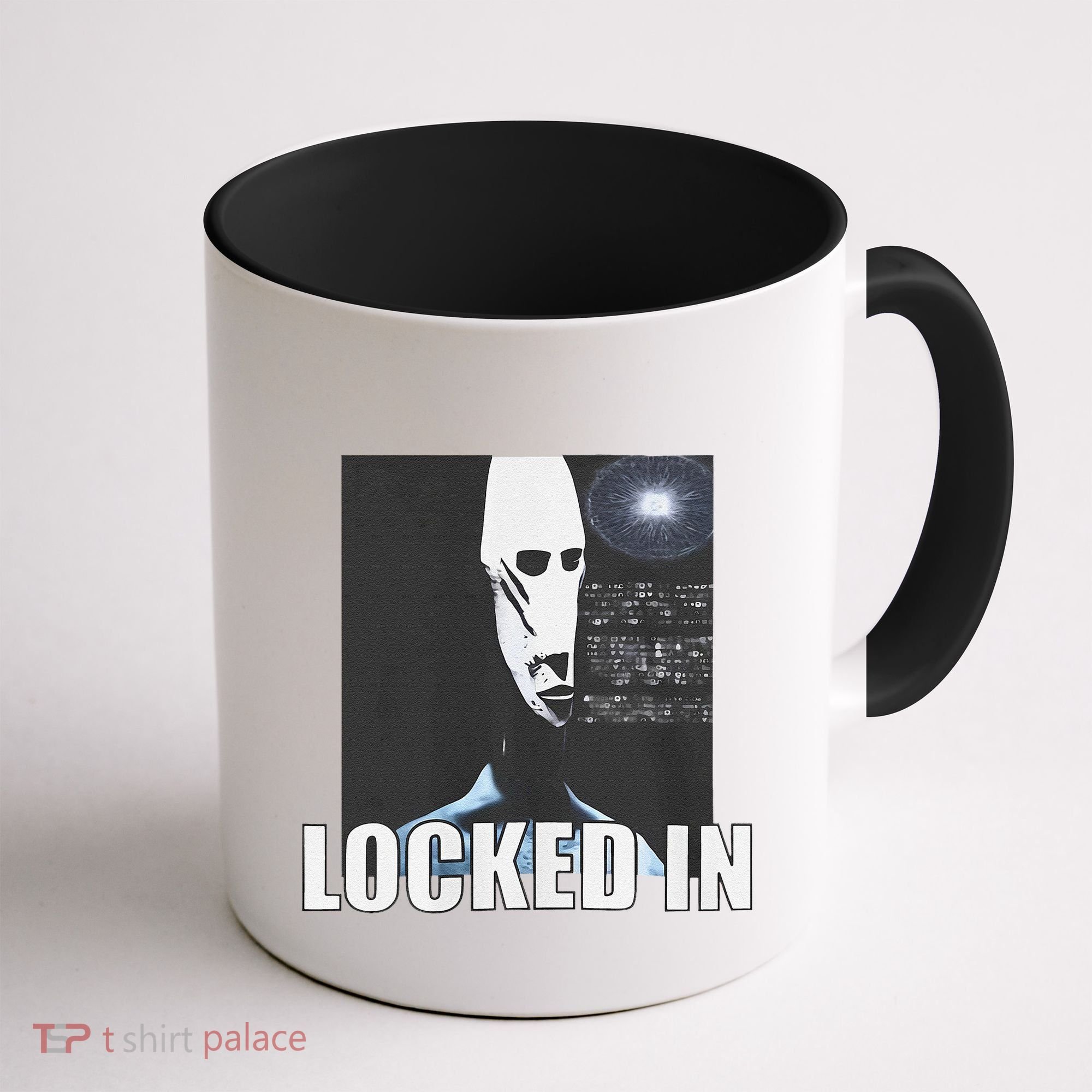 Locked In Alien Funny Extraterrestrial Alien Meme Coffee Mug