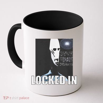Locked In Alien Funny Extraterrestrial Alien Meme Coffee Mug