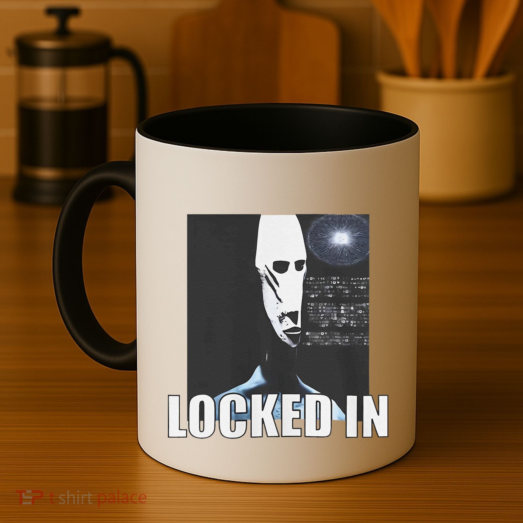 Locked In Alien Funny Extraterrestrial Alien Meme Coffee Mug