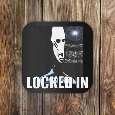 Locked In Alien Funny Extraterrestrial Alien Meme Coaster