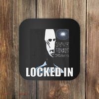 Locked In Alien Funny Extraterrestrial Alien Meme Coaster thumb 0