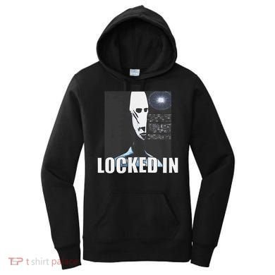 Locked In Alien Funny Extraterrestrial Alien Meme Women's Hoodie