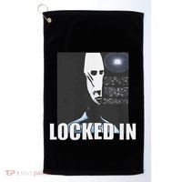 Locked In Alien Funny Extraterrestrial Alien Meme Golf Towel thumb 0