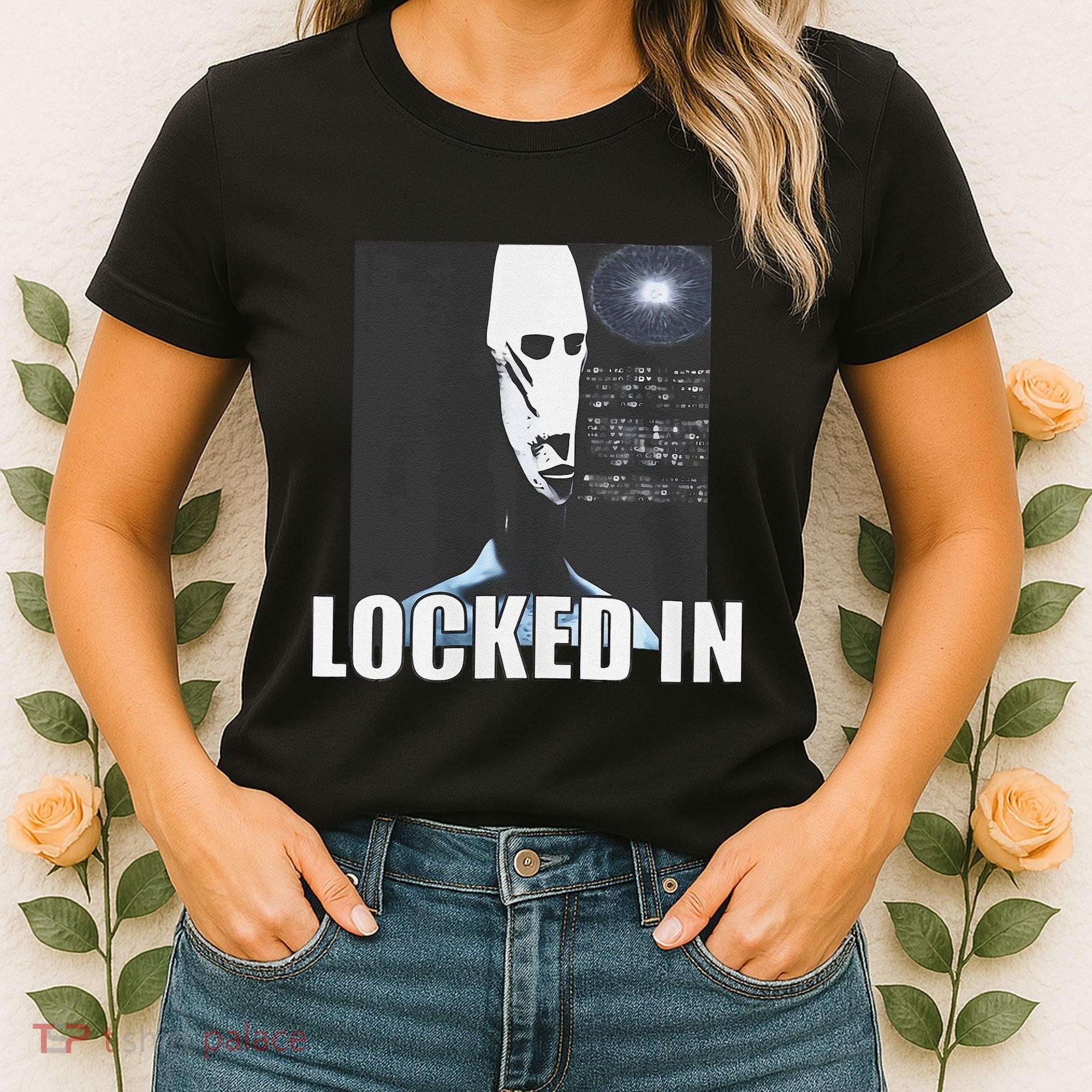 Locked In Alien Funny Extraterrestrial Alien Meme Women's T-Shirt