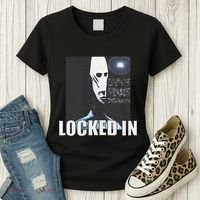 Locked In Alien Funny Extraterrestrial Alien Meme Women's T-Shirt thumb 3