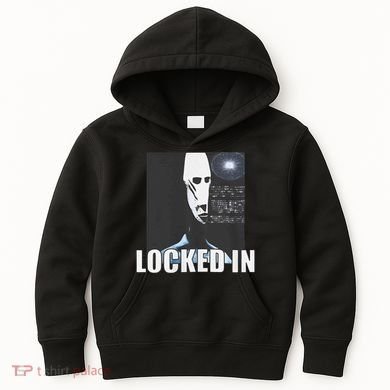Locked In Alien Funny Extraterrestrial Alien Meme Kids Hoodie