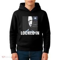 Locked In Alien Funny Extraterrestrial Alien Meme Kids Hoodie thumb 4