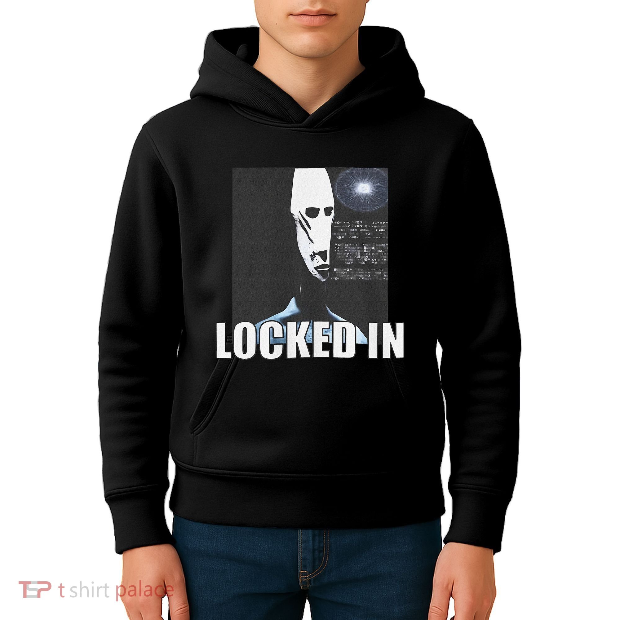Locked In Alien Funny Extraterrestrial Alien Meme Kids Hoodie