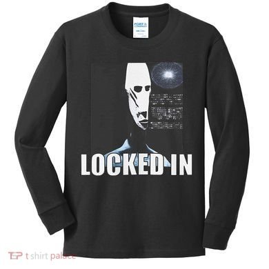 Locked In Alien Funny Extraterrestrial Alien Meme Kids Long Sleeve Shirt