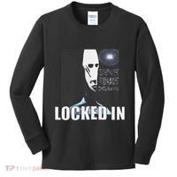 Locked In Alien Funny Extraterrestrial Alien Meme Kids Long Sleeve Shirt thumb 0
