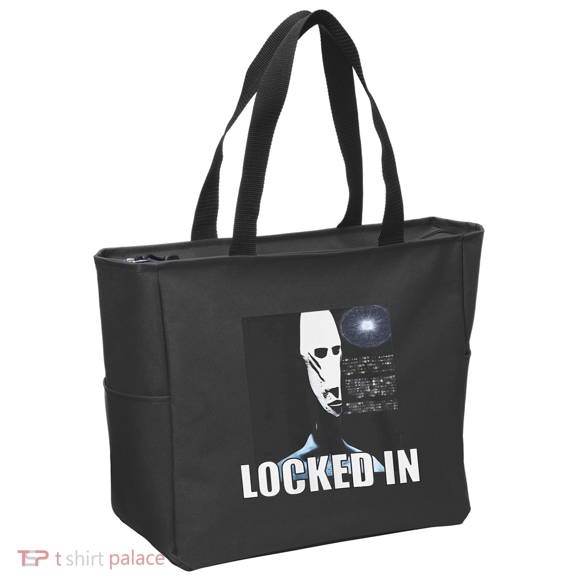 Locked In Alien Funny Extraterrestrial Alien Meme Tote Bag